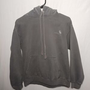 Carhartt Gray Hoodie Small | Embroidered C Logo | Pullover Sweatshirt